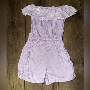 Old Navy Light Purple Kids Palm Tree One Piece